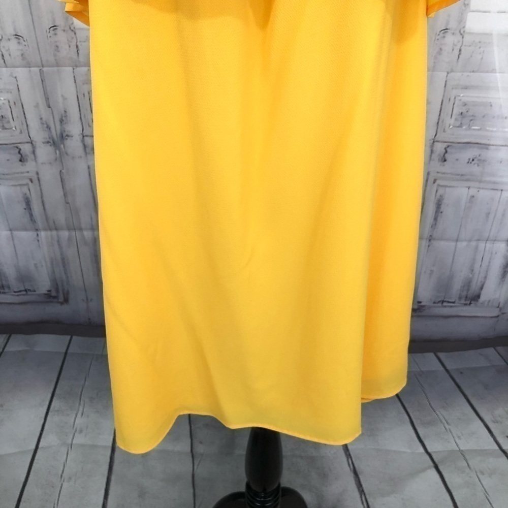 Altard State Medium Solid Yellow Strapless Tube S… - image 3